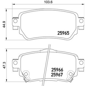 REAR BRAKE PADS