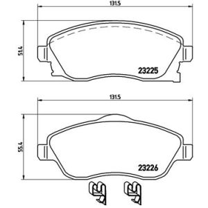 FRONT BRAKE PADS