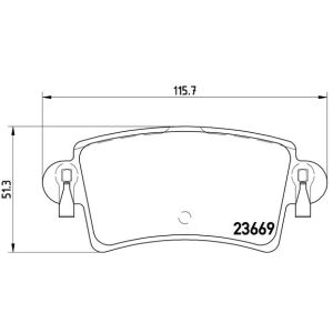 REAR BRAKE PADS