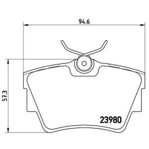 REAR BRAKE PADS