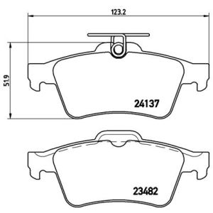 REAR BRAKE PADS