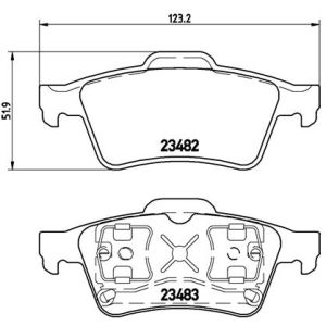 REAR BRAKE PADS