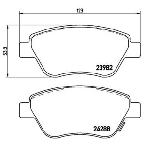 FRONT BRAKE PADS