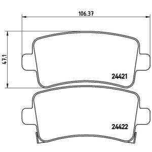 REAR BRAKE PADS