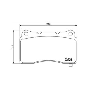 FRONT BRAKE PAD SET