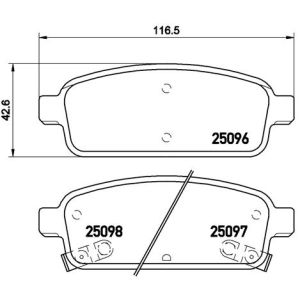 REAR BRAKE PADS