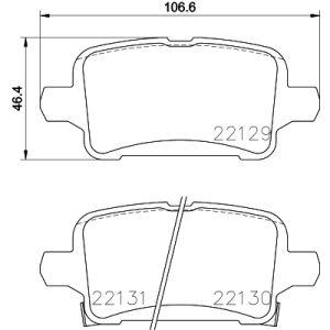 REAR BRAKE PADS