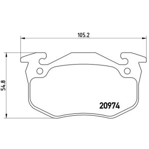 REAR BRAKE PADS