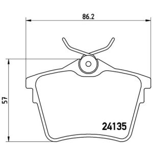 REAR BRAKE PADS