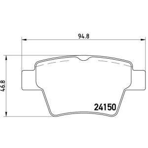 REAR BRAKE PADS