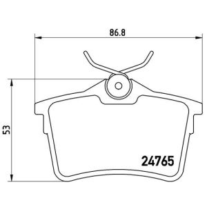 REAR BRAKE PADS