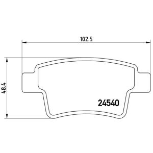 REAR BRAKE PADS