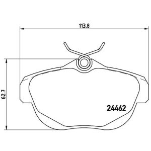 REAR BRAKE PADS