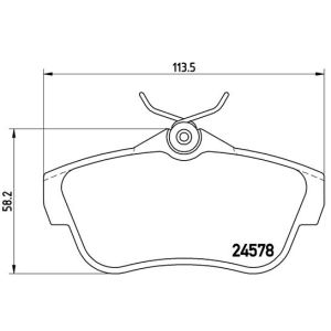 REAR BRAKE PADS