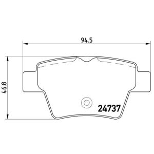 REAR BRAKE PADS