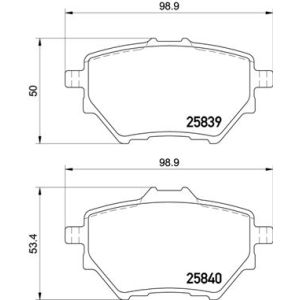 REAR BRAKE PADS