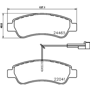 REAR BRAKE PADS