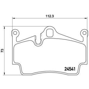 REAR BRAKE PADS