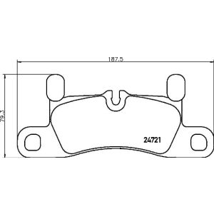 REAR BRAKE PADS