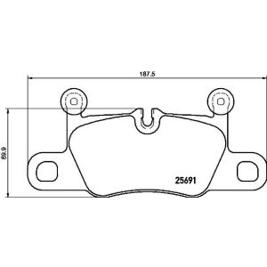 REAR BRAKE PADS