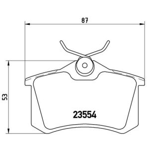 REAR BRAKE PADS