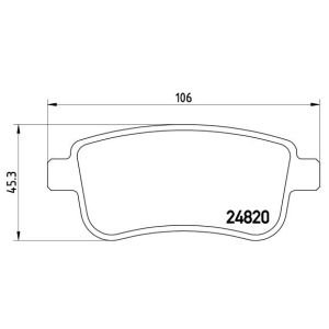 REAR BRAKE PADS