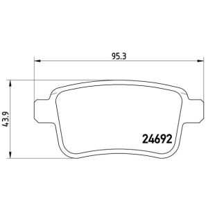 REAR BRAKE PADS