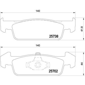 FRONT BRAKE PADS