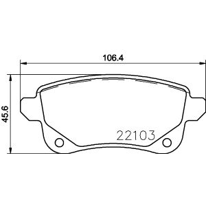 REAR BRAKE PADS