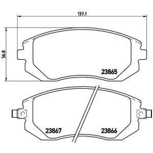 FRONT BRAKE PADS