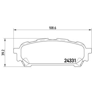 REAR BRAKE PADS