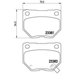 REAR BRAKE PADS