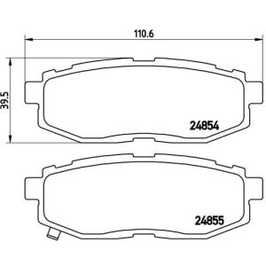 REAR BRAKE PADS