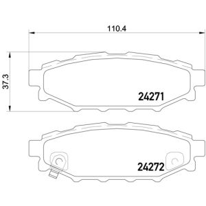 REAR BRAKE PADS