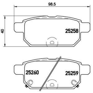 REAR BRAKE PADS