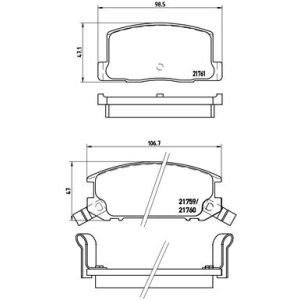 REAR BRAKE PADS