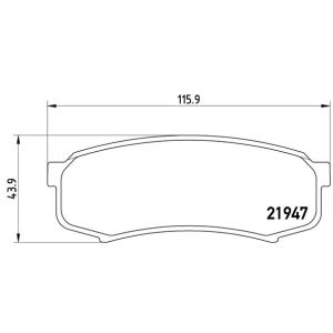 REAR BRAKE PADS