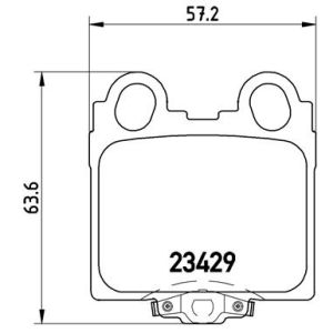 REAR BRAKE PADS