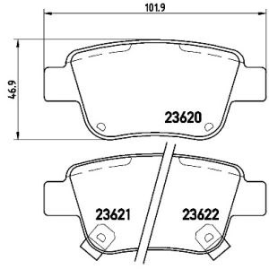 REAR BRAKE PADS