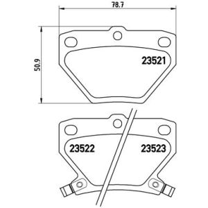 REAR BRAKE PADS