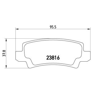 REAR BRAKE PADS