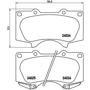 FRONT BRAKE PADS