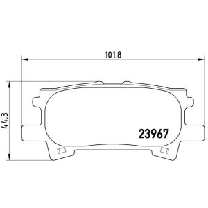 REAR BRAKE PADS