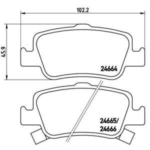 REAR BRAKE PADS