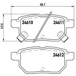 REAR BRAKE PADS