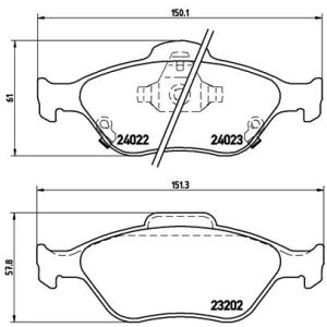 FRONT BRAKE PADS