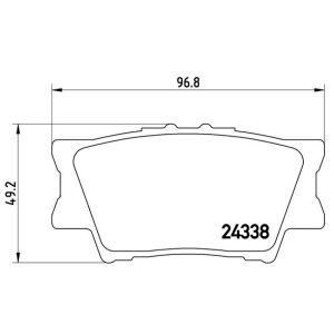 REAR BRAKE PADS