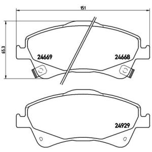 FRONT BRAKE PADS