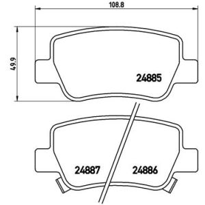 REAR BRAKE PADS