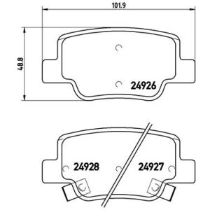 REAR BRAKE PADS